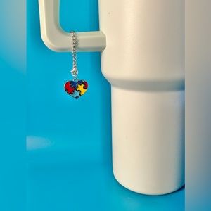 Autism Awareness Tumbler Charm